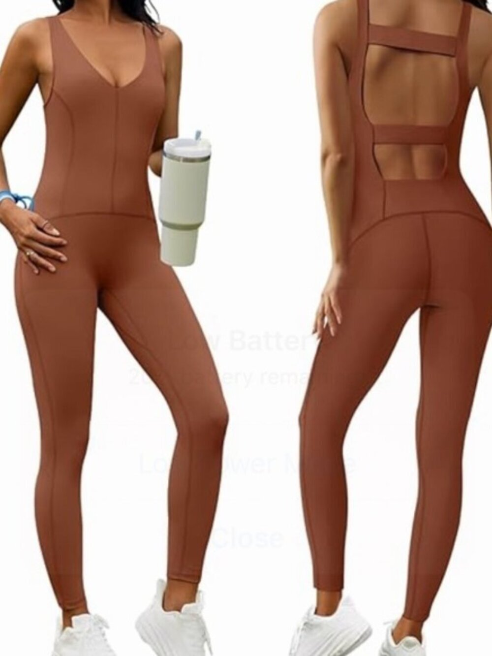 Free People Movement Never Better One Piece Jumpsuit Stretch Sequoia Size Medium